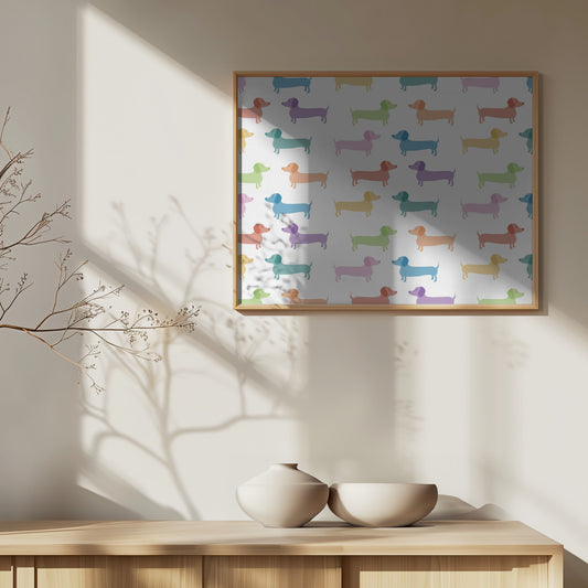 Patrón de salchichas ·  cuadro de decoración