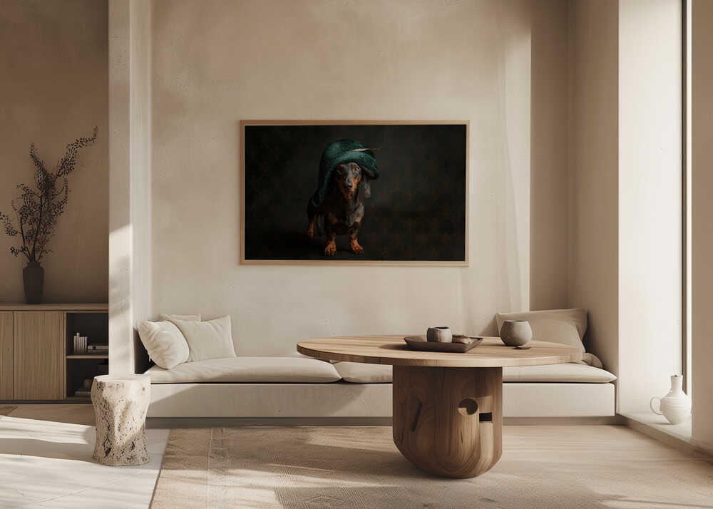 ¿Napoleón el perro salchicha?  ·  cuadro de decoración