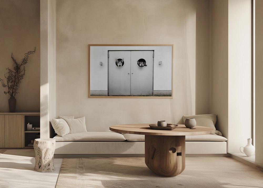 ¿Dónde está la salida?  ·  cuadro de decoración