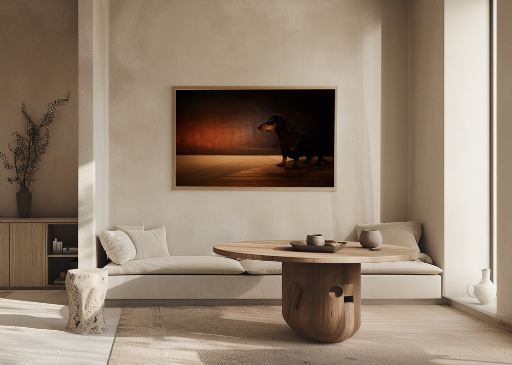 Poner la luz roja  ·  cuadro de decoración