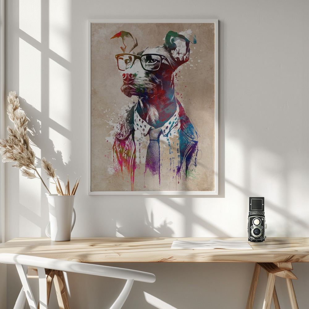 Gráfico de perro 2  ·  cuadro de decoración