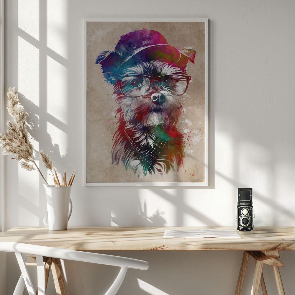 Gráfico de perro 1 ·  cuadro de decoración