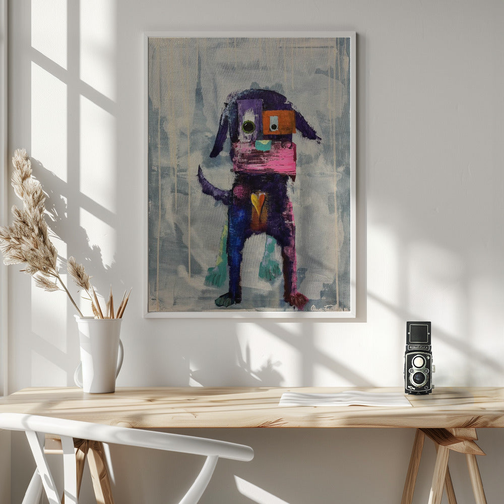Mi mejor amigo perro  ·  cuadro de decoración