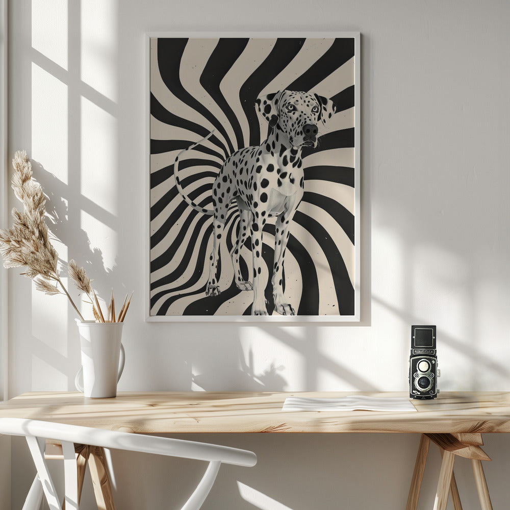 El perro dálmata  ·  cuadro de decoración