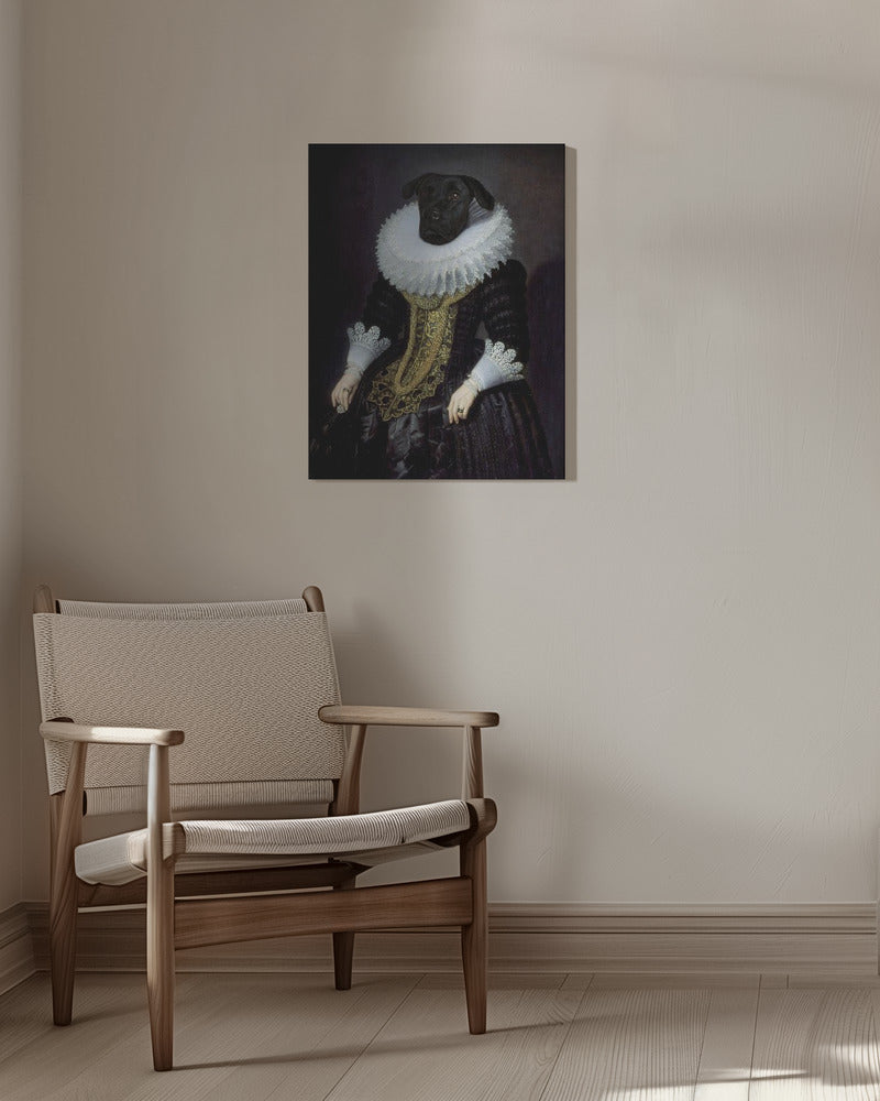 Anouk, perro isabelino  ·  cuadro de decoración