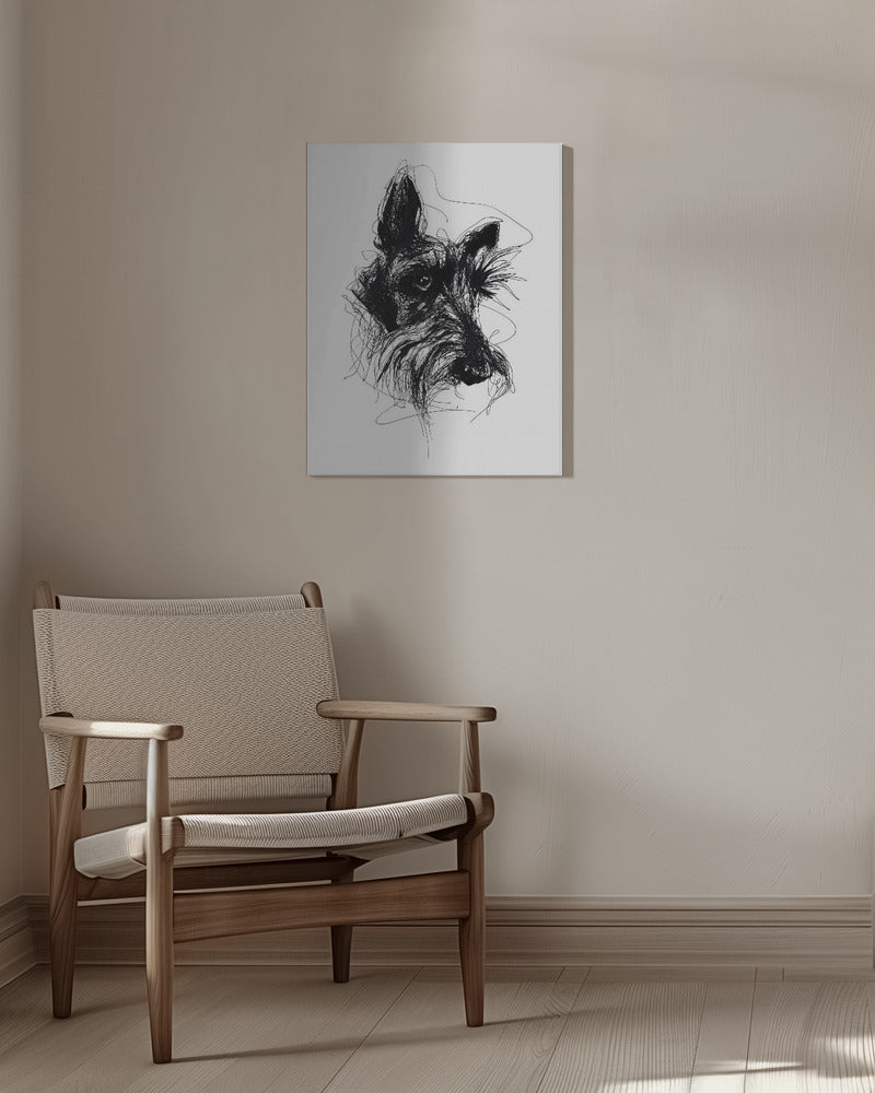 Terrier escocés Minky  ·  cuadro de decoración