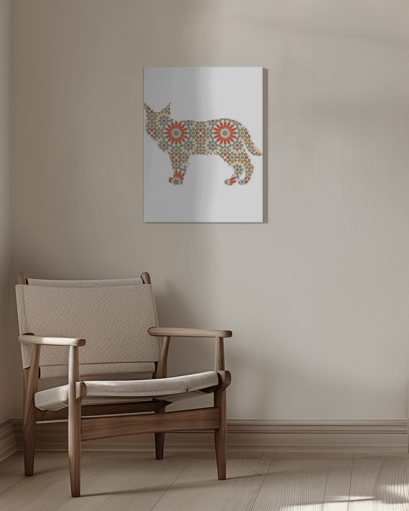 Patrón de mosaico de perro  ·  cuadro de decoración