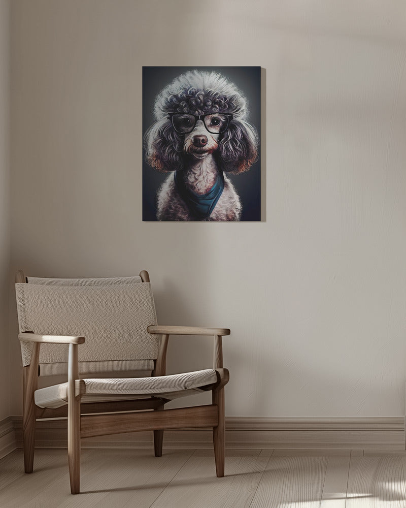 Perro hipster 4  ·  cuadro de decoración