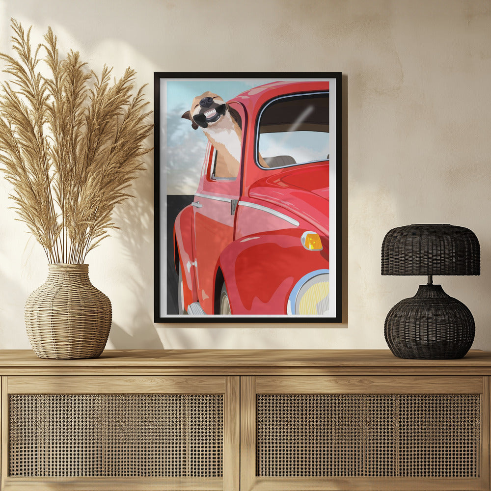 Perro zoom  ·  cuadro de decoración