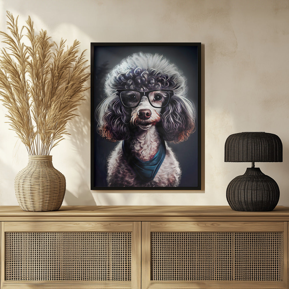 Perro hipster 4  ·  cuadro de decoración