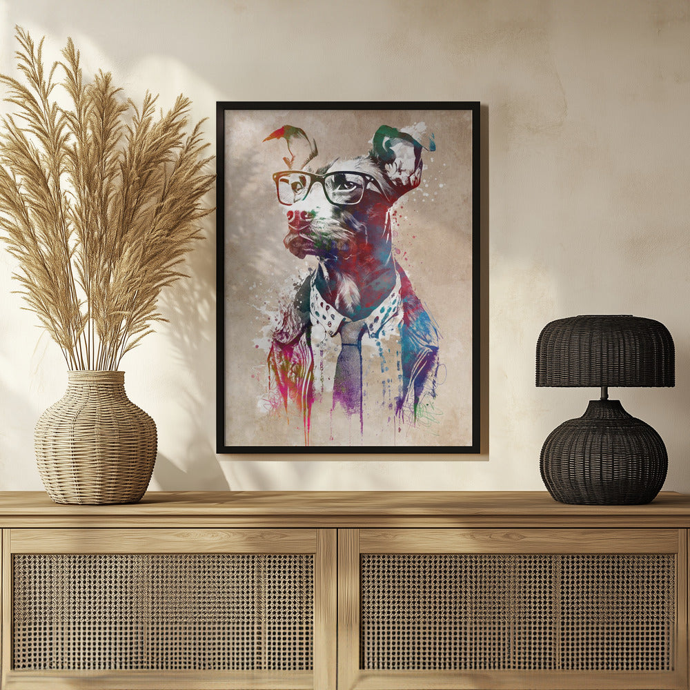 Gráfico de perro 2  ·  cuadro de decoración