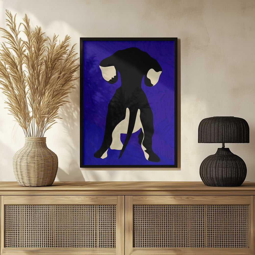 Trasero de perro azul  ·  cuadro de decoración