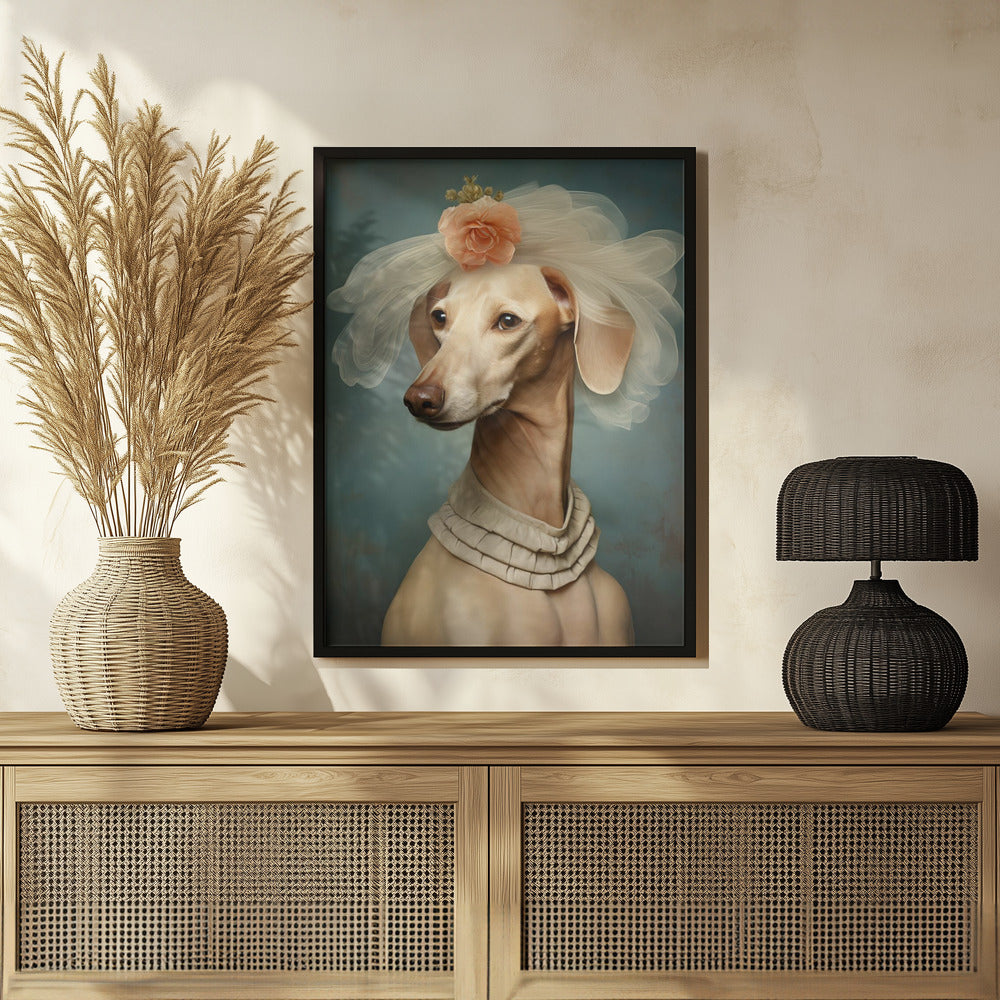Perro humano 0001  ·  cuadro de decoración