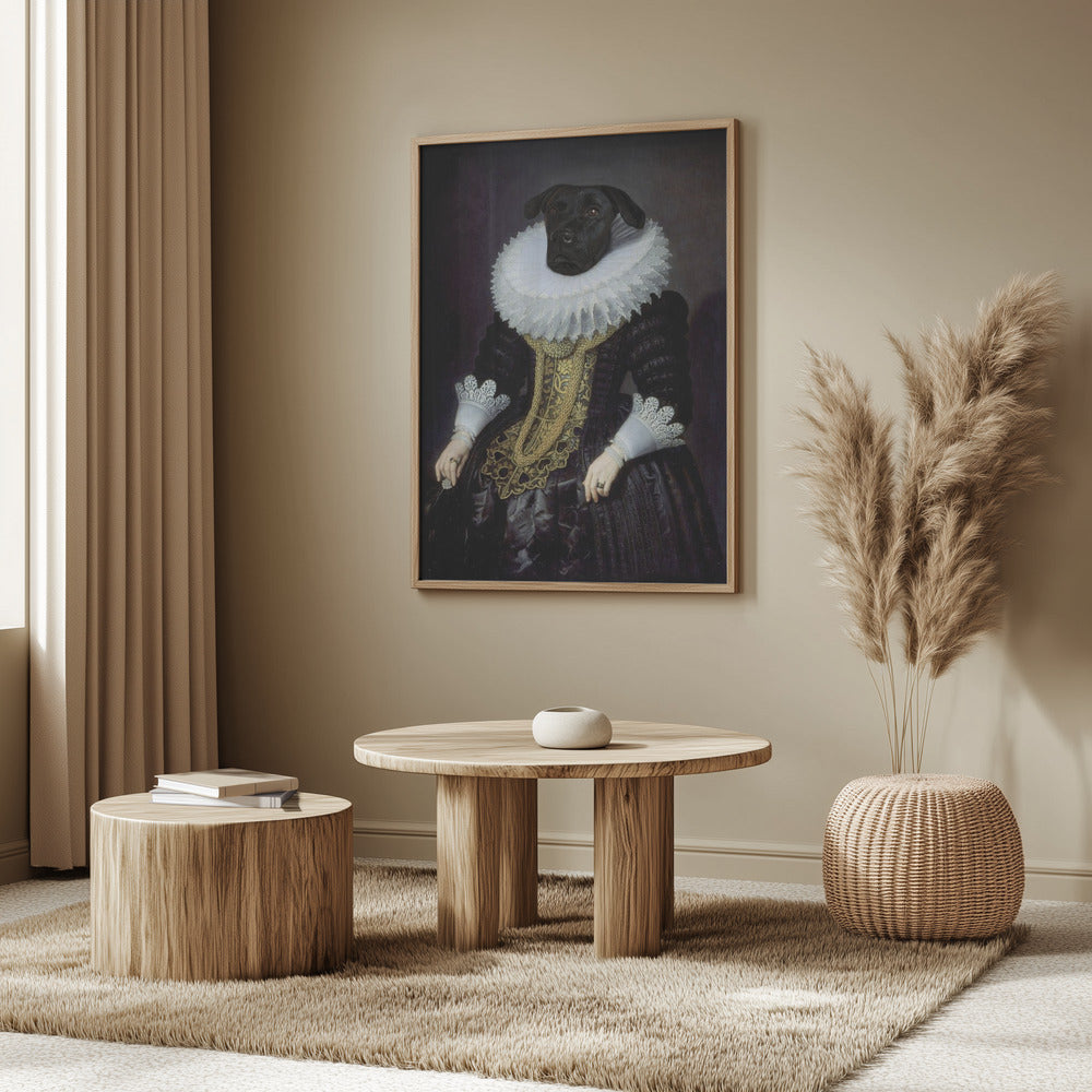 Anouk, perro isabelino  ·  cuadro de decoración