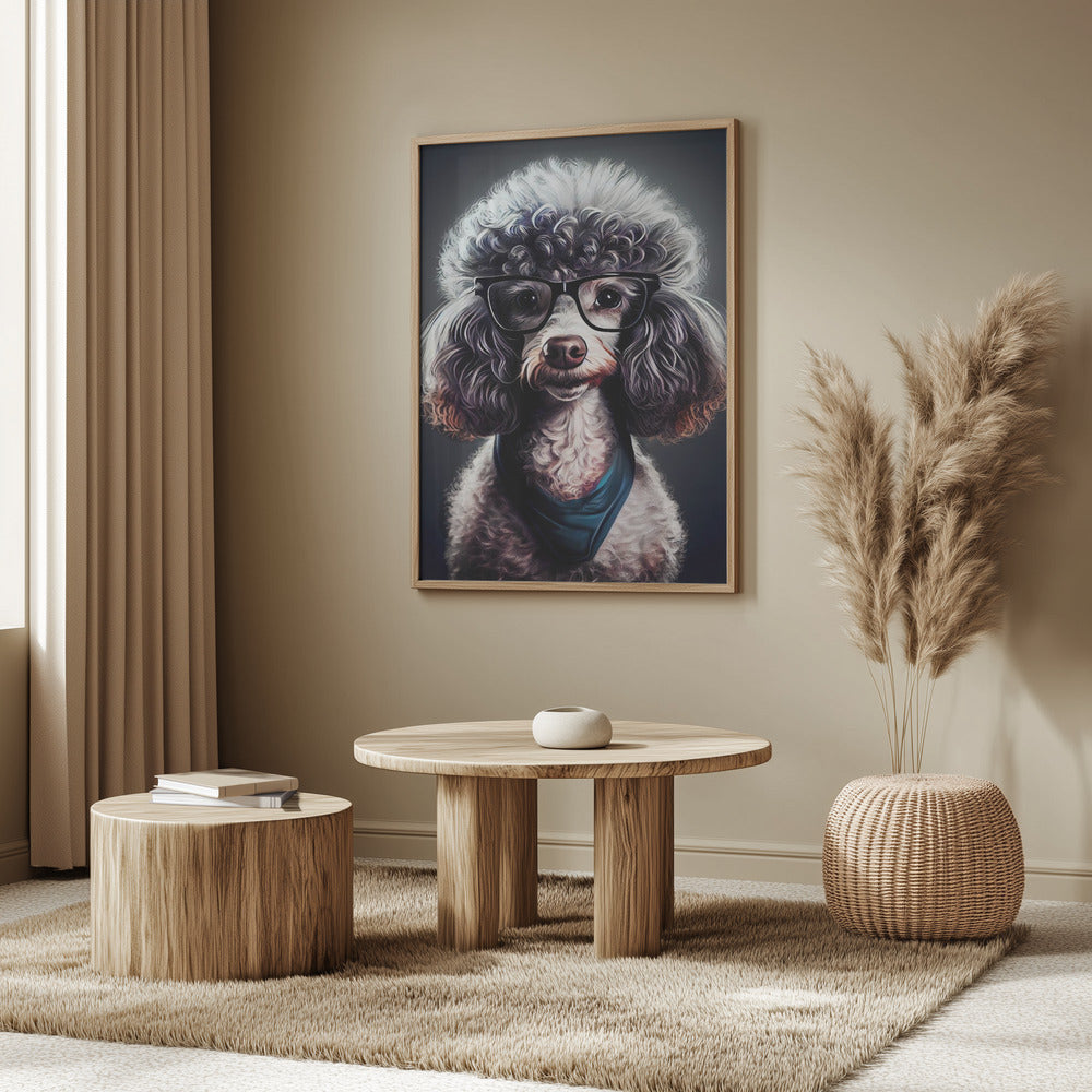 Perro hipster 4  ·  cuadro de decoración