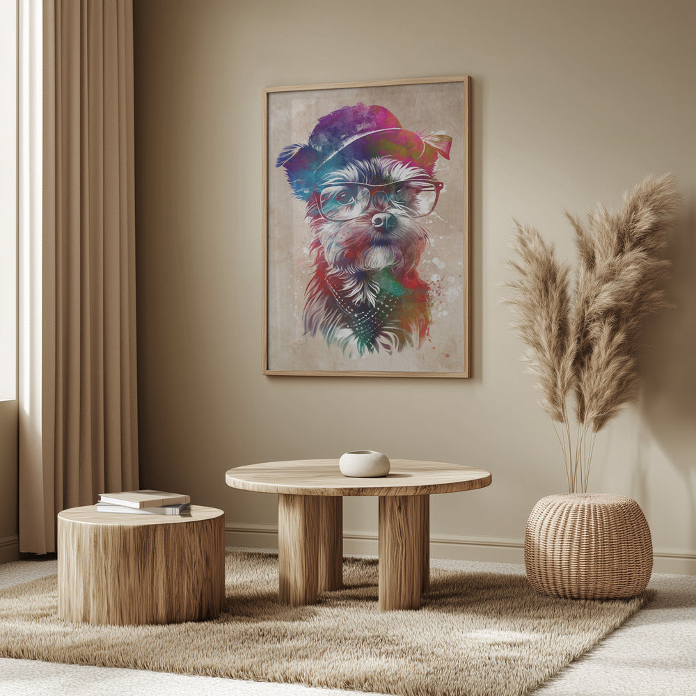 Gráfico de perro 1 ·  cuadro de decoración
