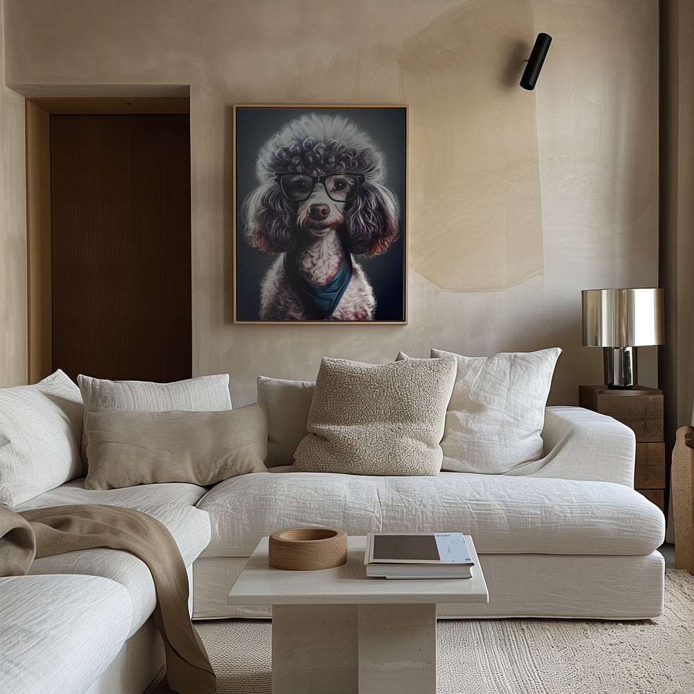 Perro hipster 4  ·  cuadro de decoración