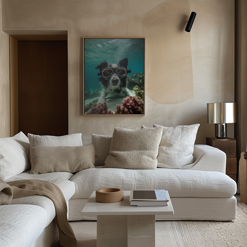 Inmersión 3 del Border Collie  ·  cuadro de decoración