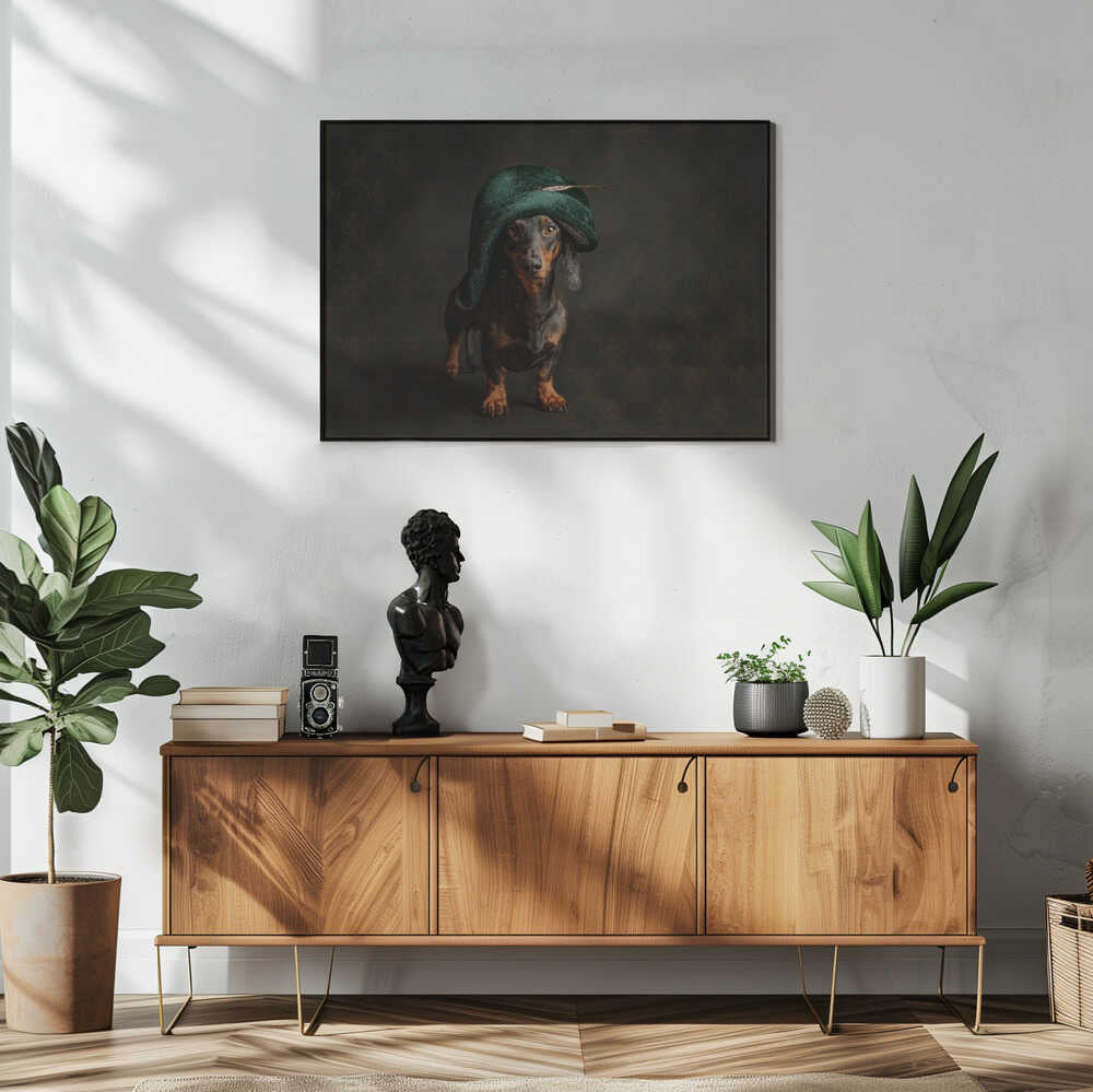 ¿Napoleón el perro salchicha?  ·  cuadro de decoración