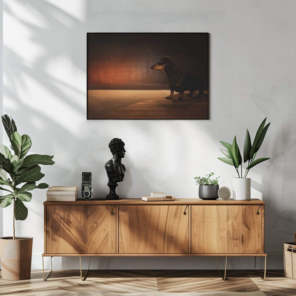 Poner la luz roja  ·  cuadro de decoración