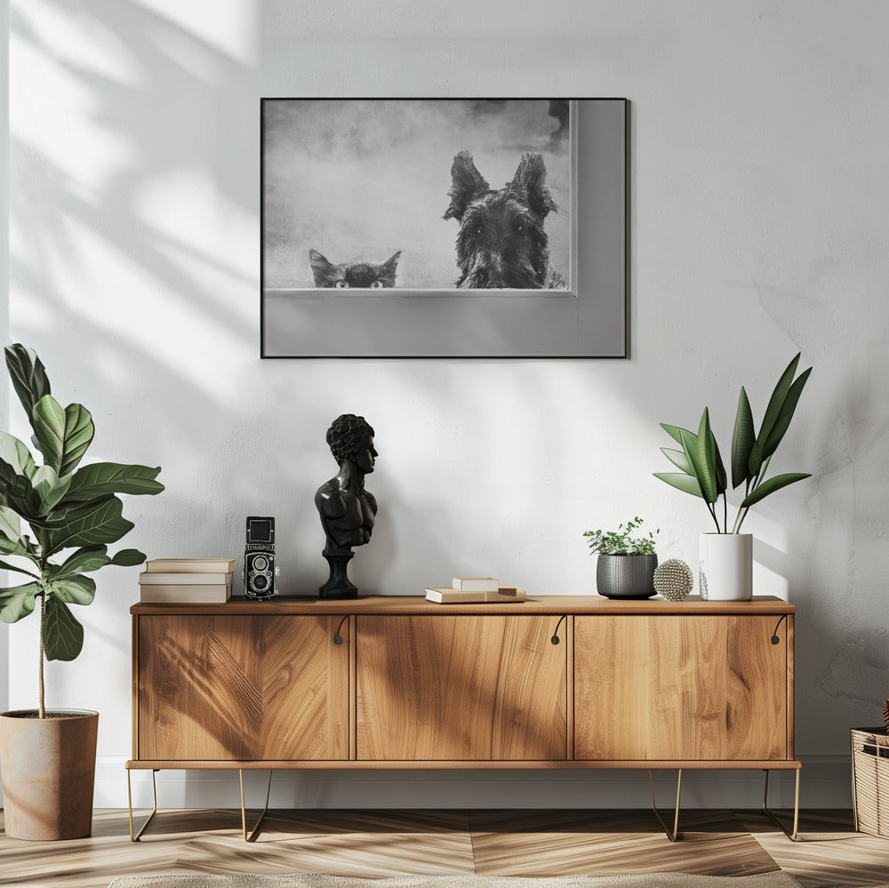 El puerta trasera  ·  cuadro de decoración