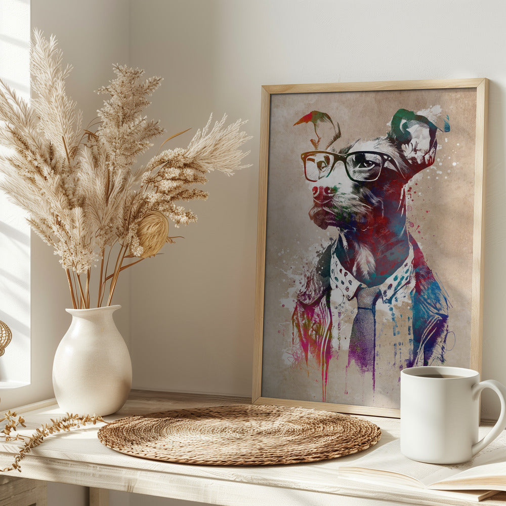 Gráfico de perro 2  ·  cuadro de decoración