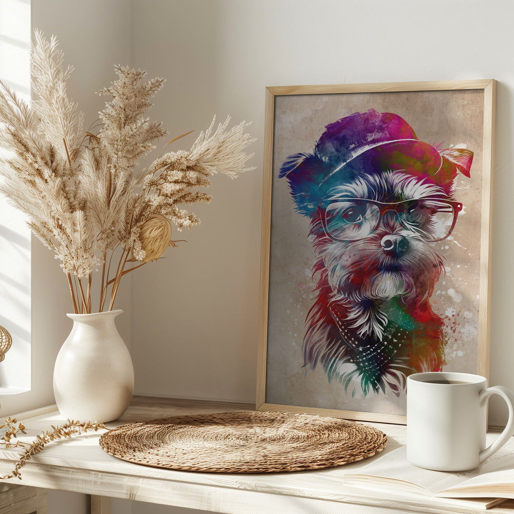 Gráfico de perro 1 ·  cuadro de decoración