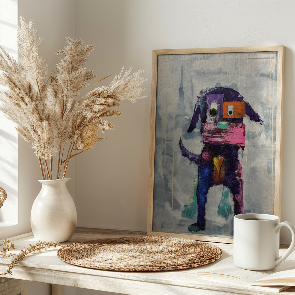 Mi mejor amigo perro  ·  cuadro de decoración