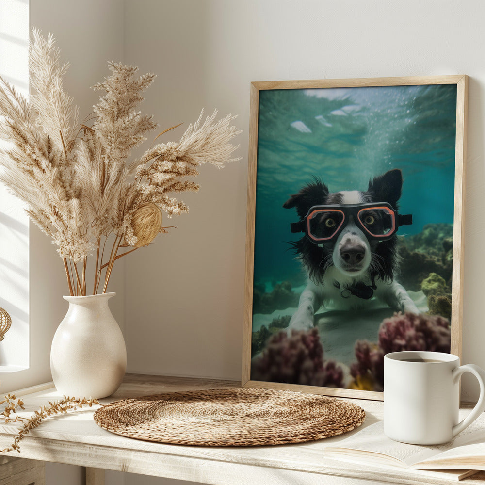 Inmersión 3 del Border Collie  ·  cuadro de decoración
