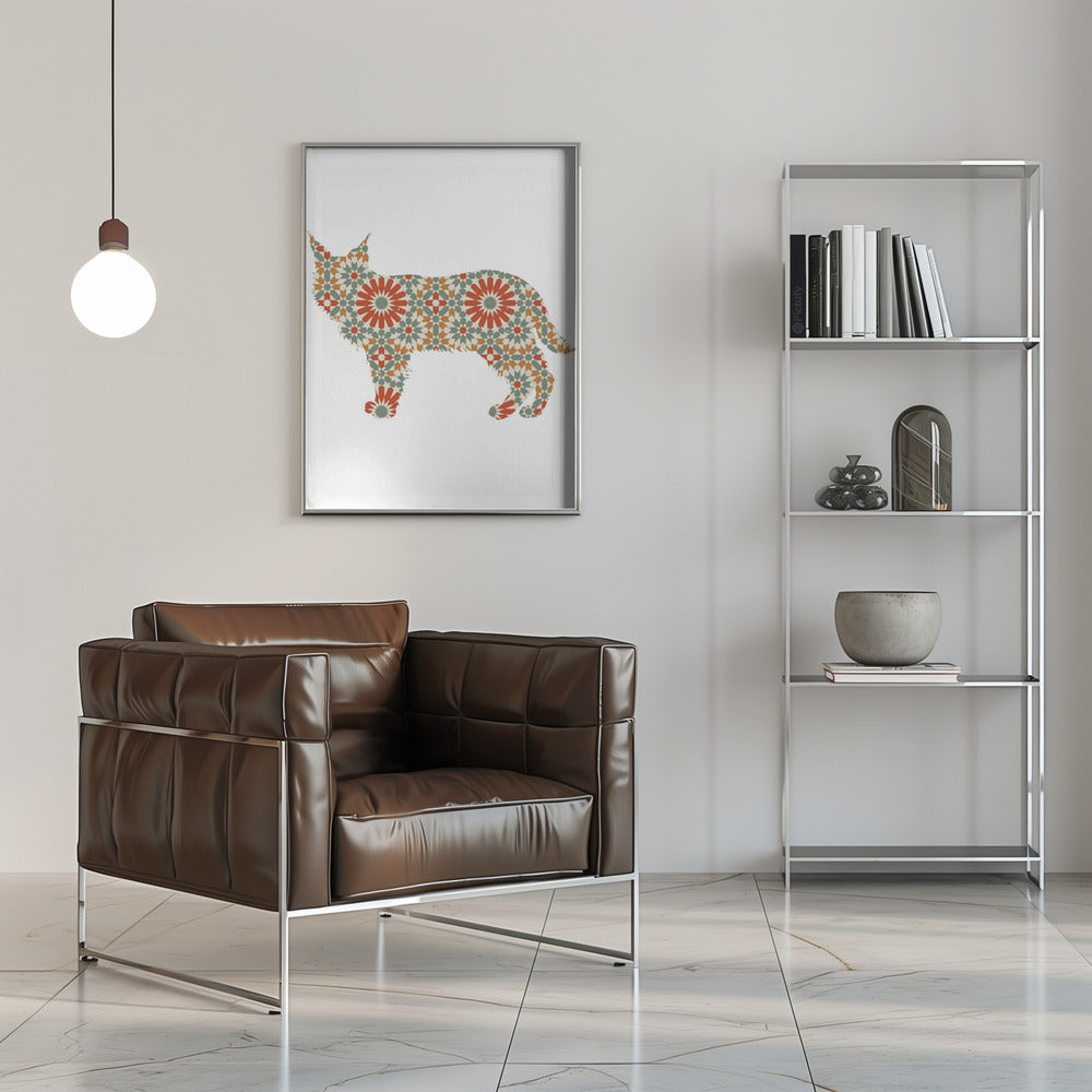 Patrón de mosaico de perro  ·  cuadro de decoración