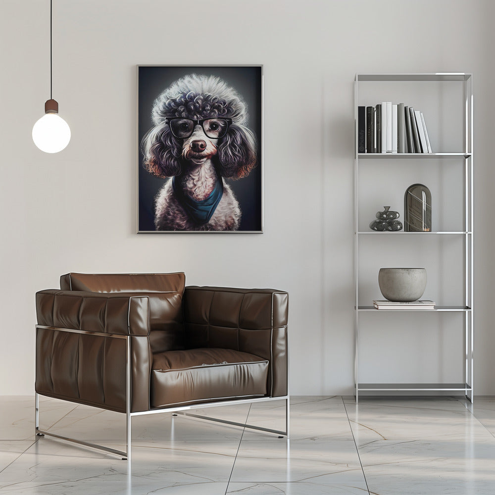 Perro hipster 4  ·  cuadro de decoración