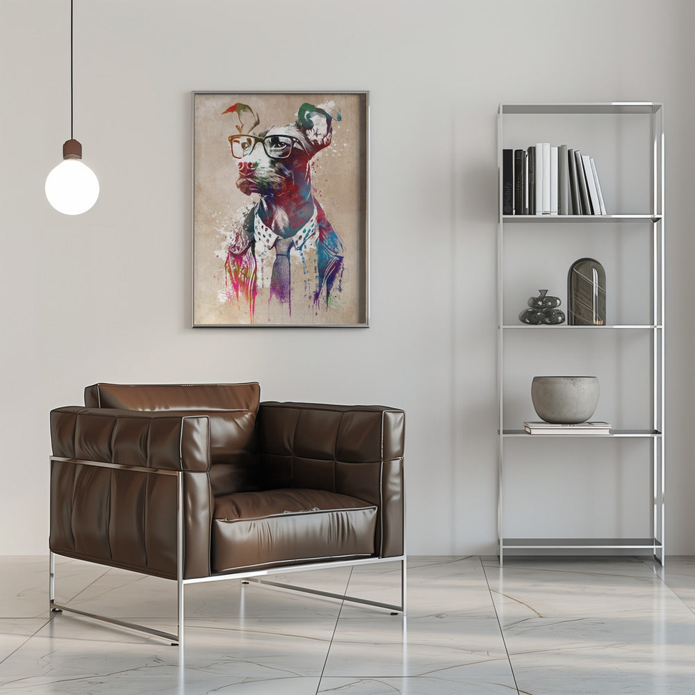 Gráfico de perro 2  ·  cuadro de decoración