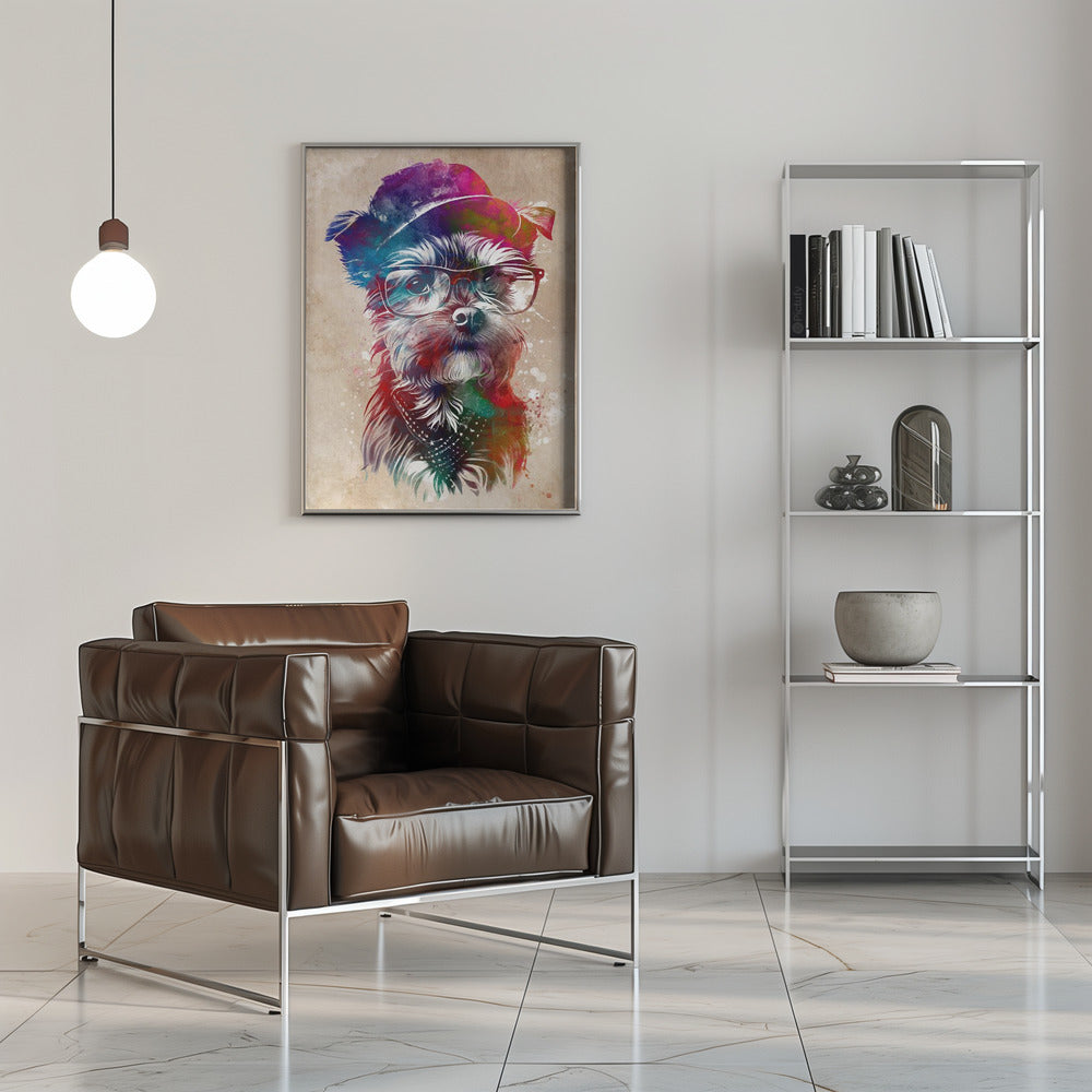 Gráfico de perro 1 ·  cuadro de decoración