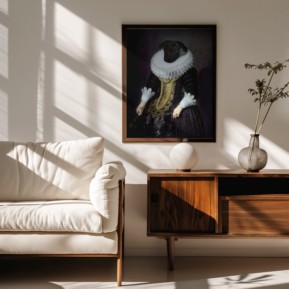 Anouk, perro isabelino  ·  cuadro de decoración