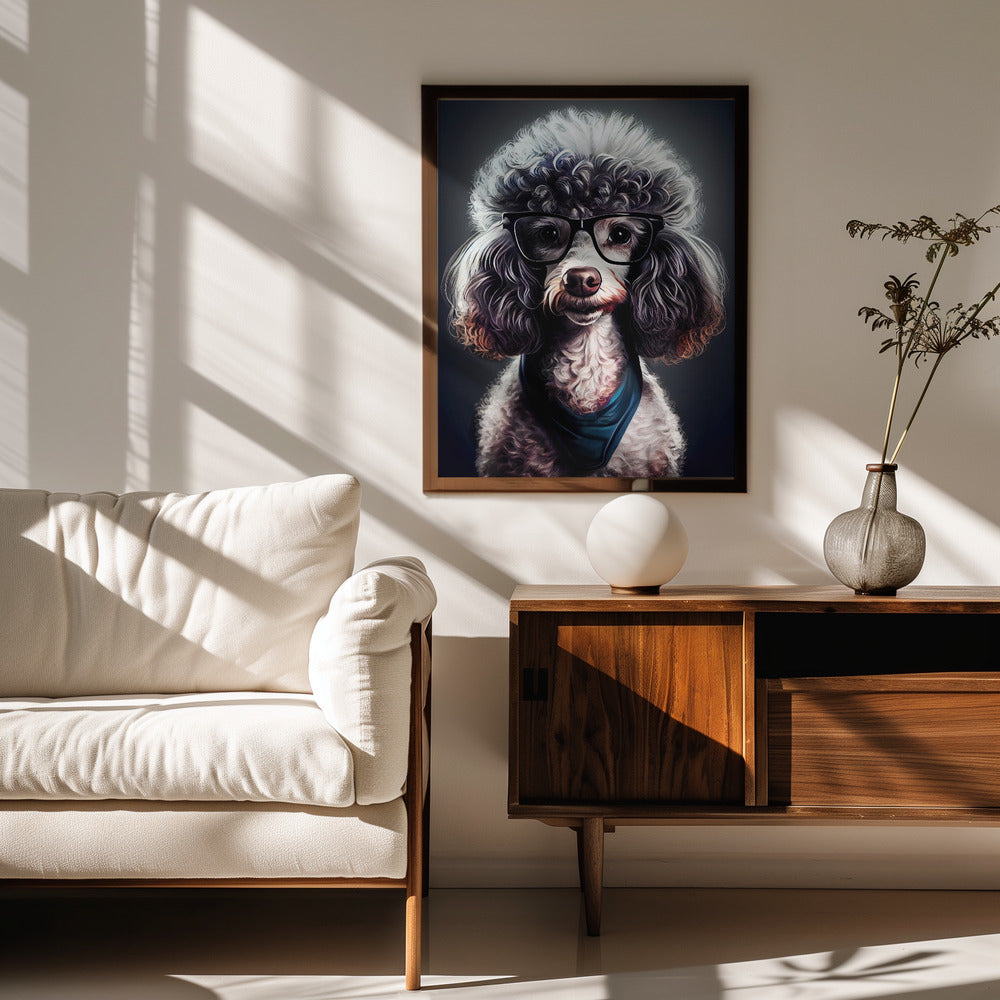 Perro hipster 4  ·  cuadro de decoración