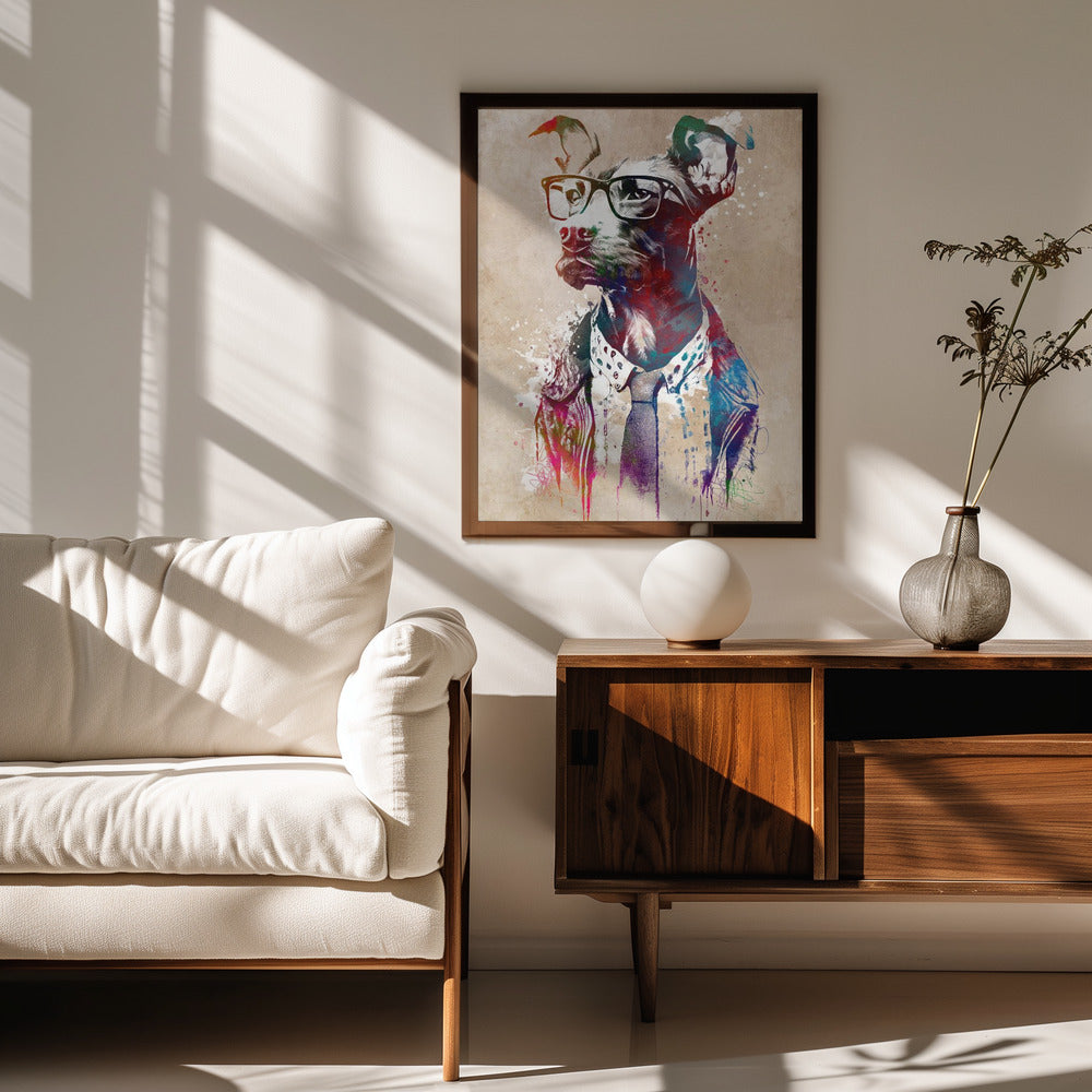 Gráfico de perro 2  ·  cuadro de decoración