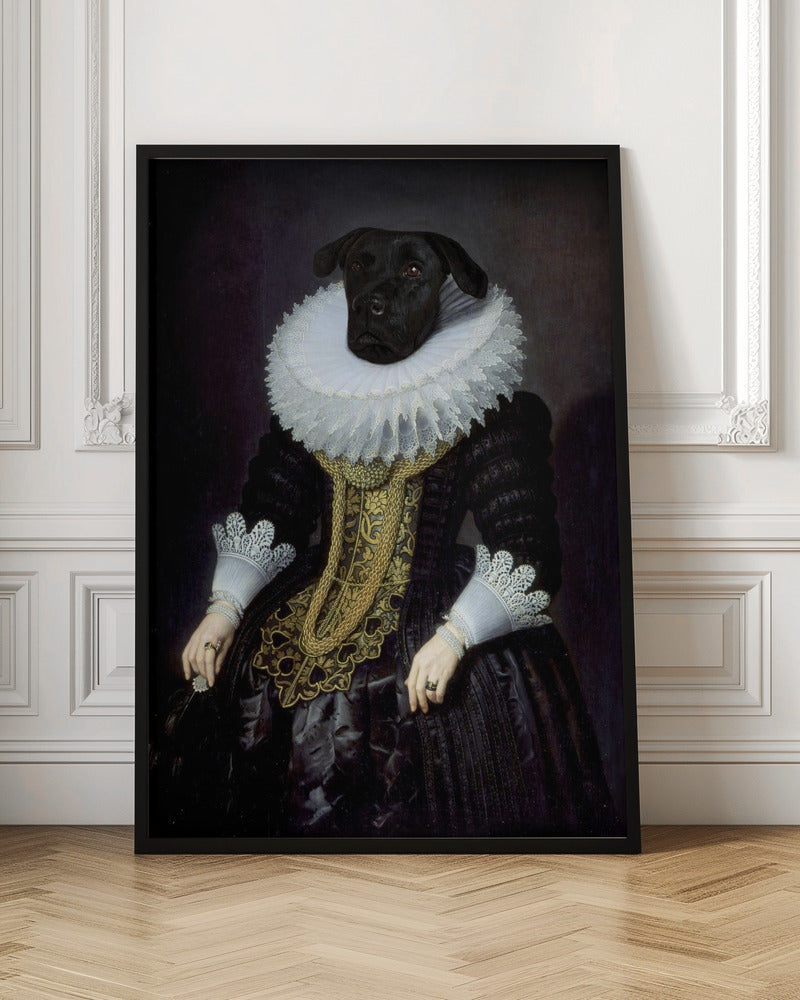 Anouk, perro isabelino  ·  cuadro de decoración