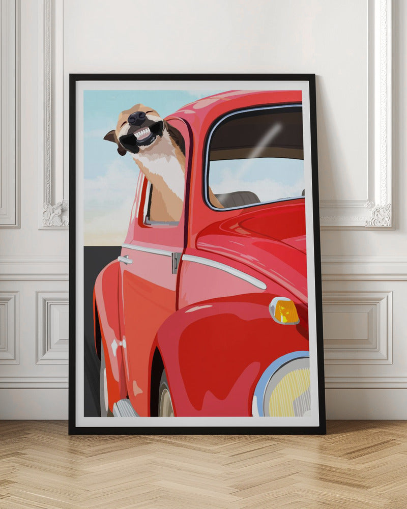 Perro zoom  ·  cuadro de decoración