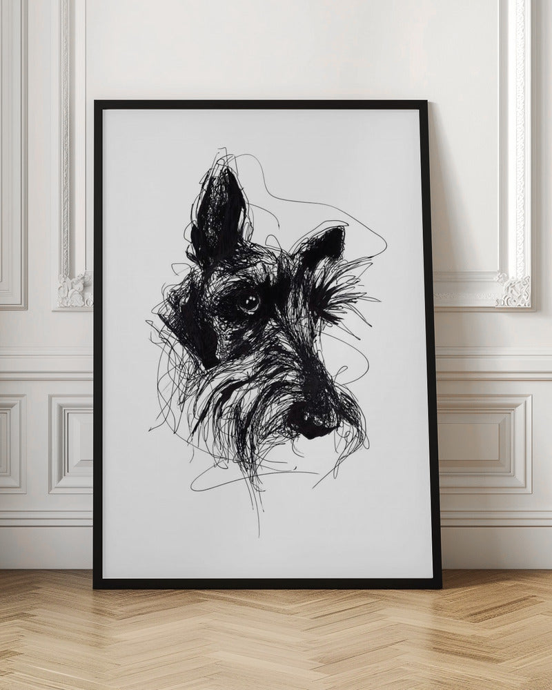 Terrier escocés Minky  ·  cuadro de decoración