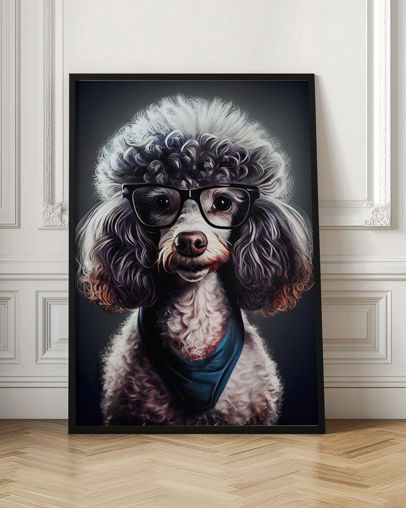 Perro hipster 4  ·  cuadro de decoración