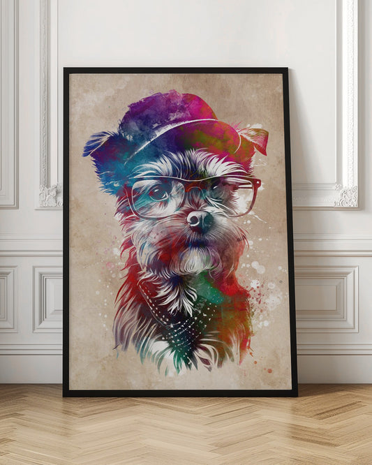 Gráfico de perro 1 ·  cuadro de decoración