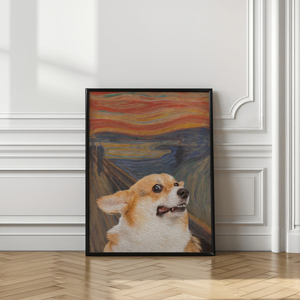 El arte del perro Woof  ·  cuadro de decoración