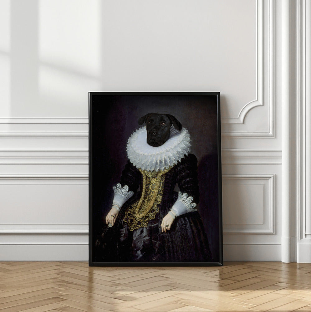 Anouk, perro isabelino  ·  cuadro de decoración
