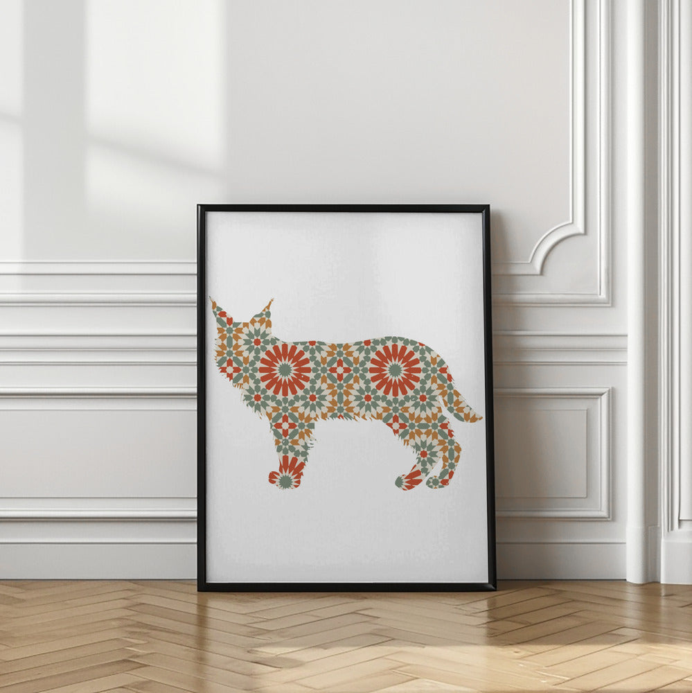 Patrón de mosaico de perro  ·  cuadro de decoración