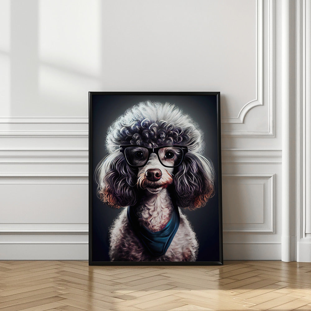 Perro hipster 4  ·  cuadro de decoración