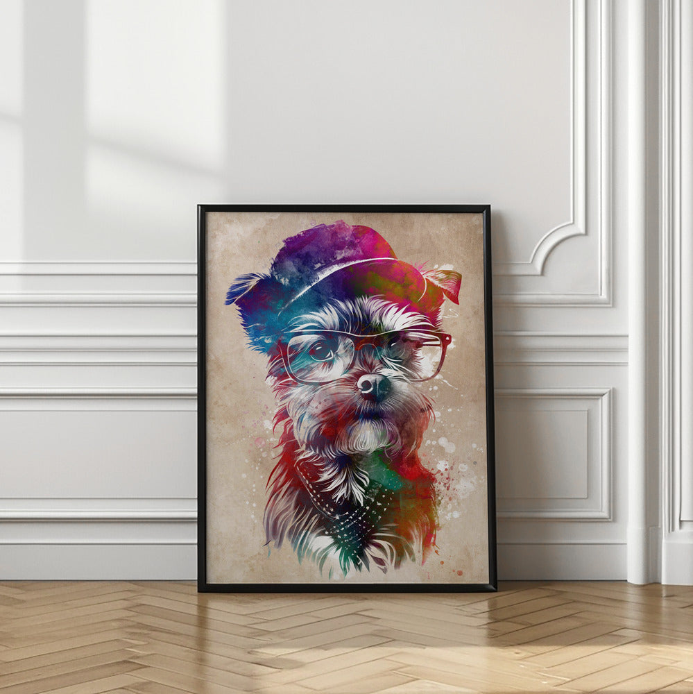 Gráfico de perro 1 ·  cuadro de decoración