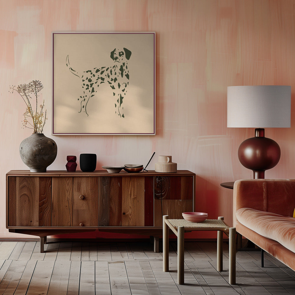 Dálmata simple  ·  cuadro de decoración