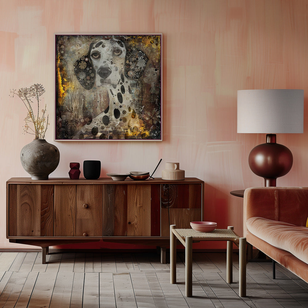 Perro antiguo 01  ·  cuadro de decoración