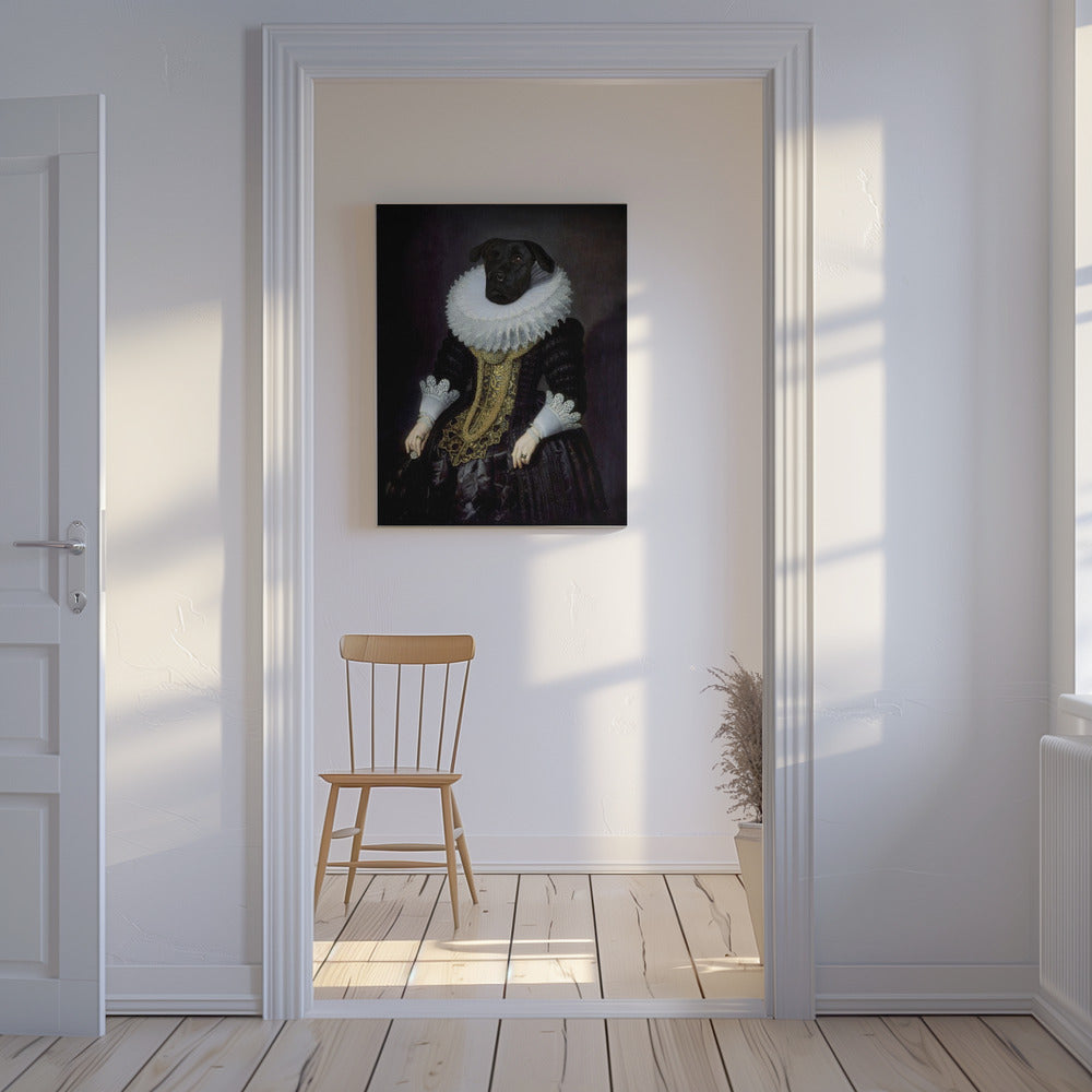 Anouk, perro isabelino  ·  cuadro de decoración