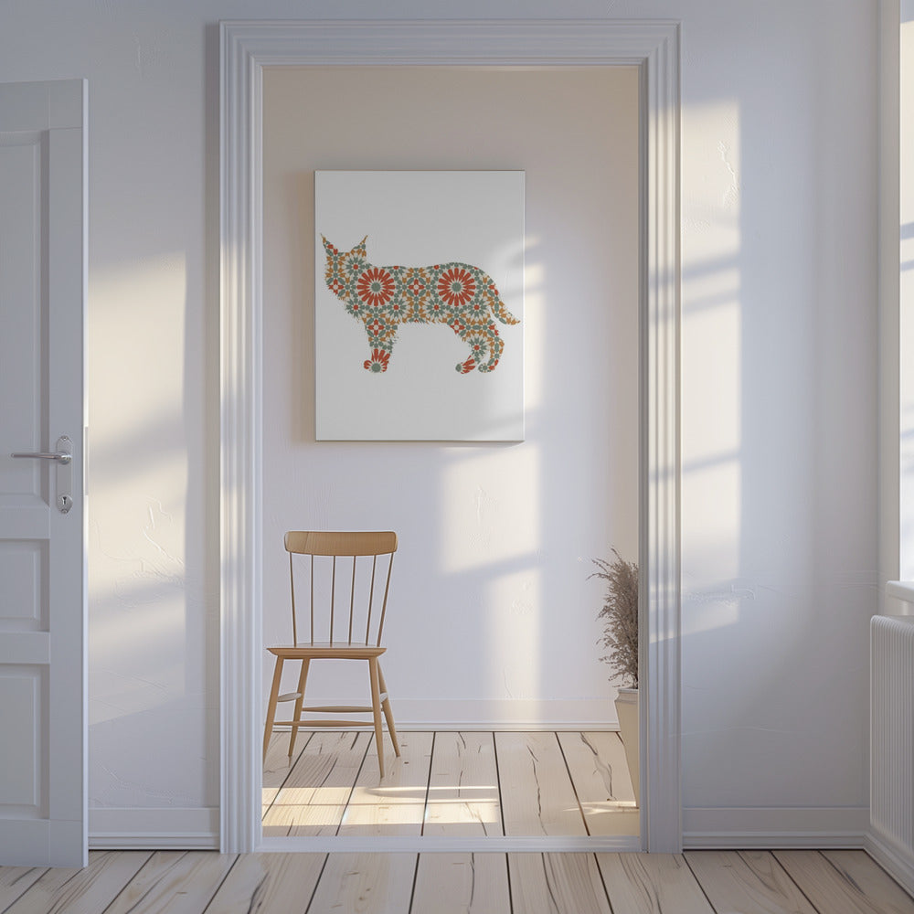 Patrón de mosaico de perro  ·  cuadro de decoración